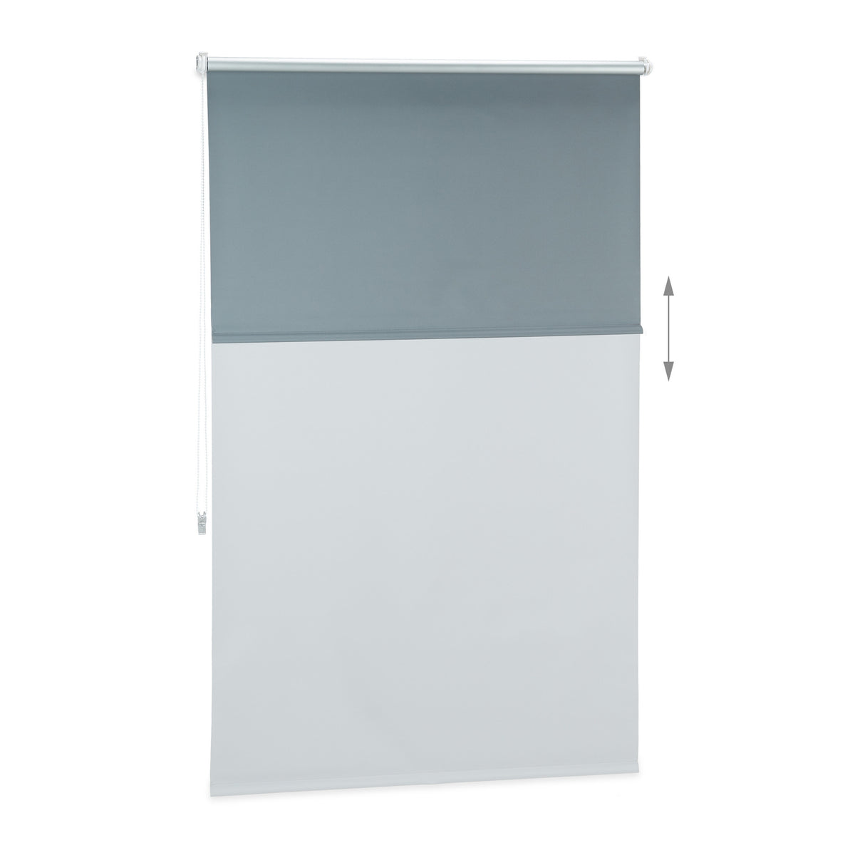 Grey Thermal Darkening Blinds, 60-120cm Adjustable