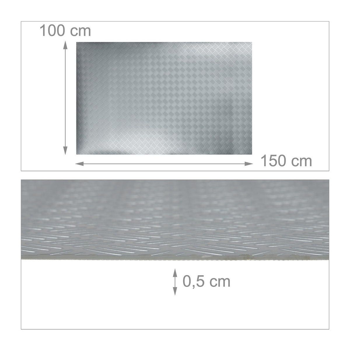 Grill for floor protection mat