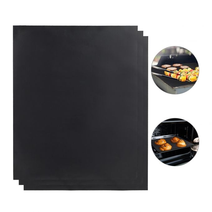 Grill mat for BBQ - set of 3
