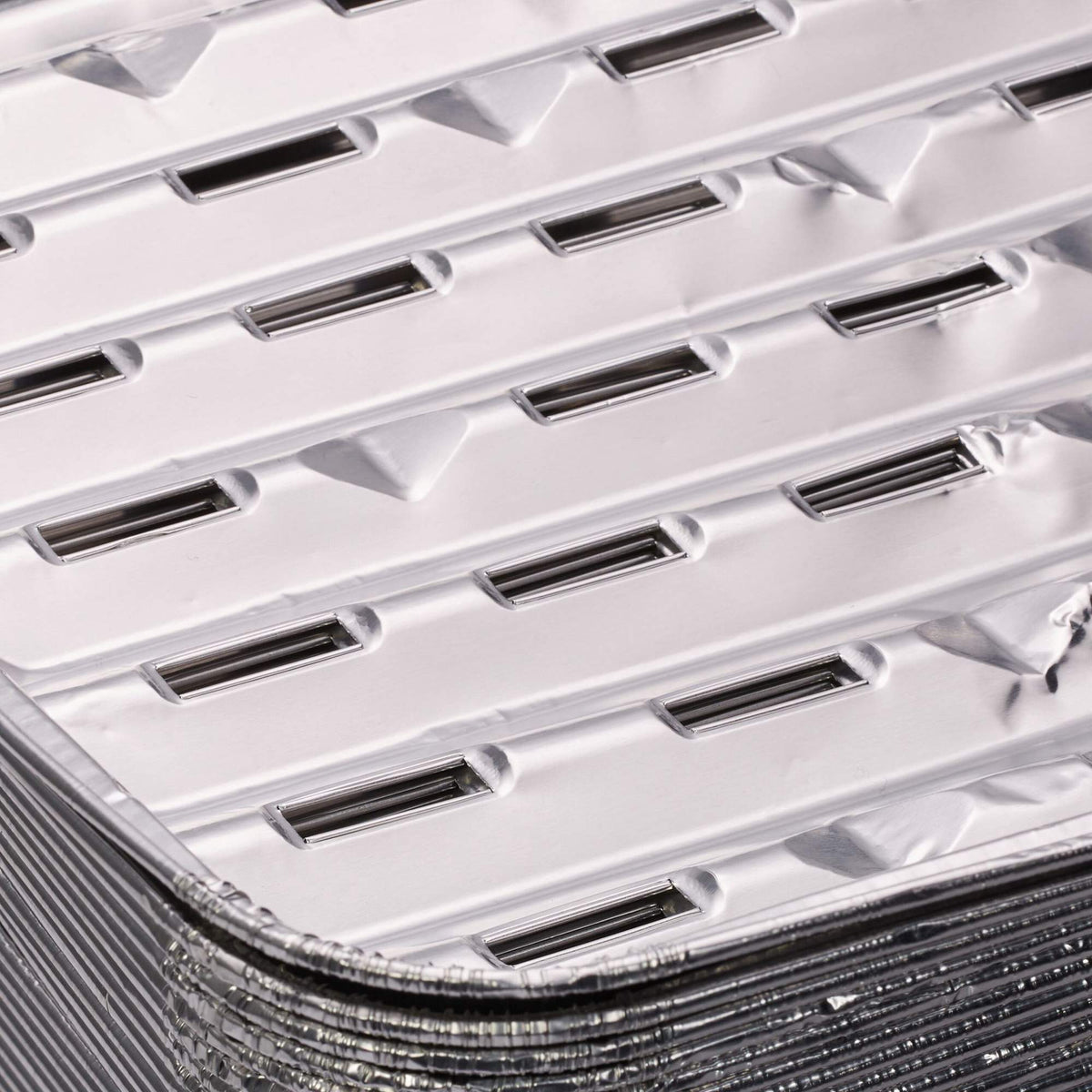 Grill tray in aluminium, set of 40 pcs