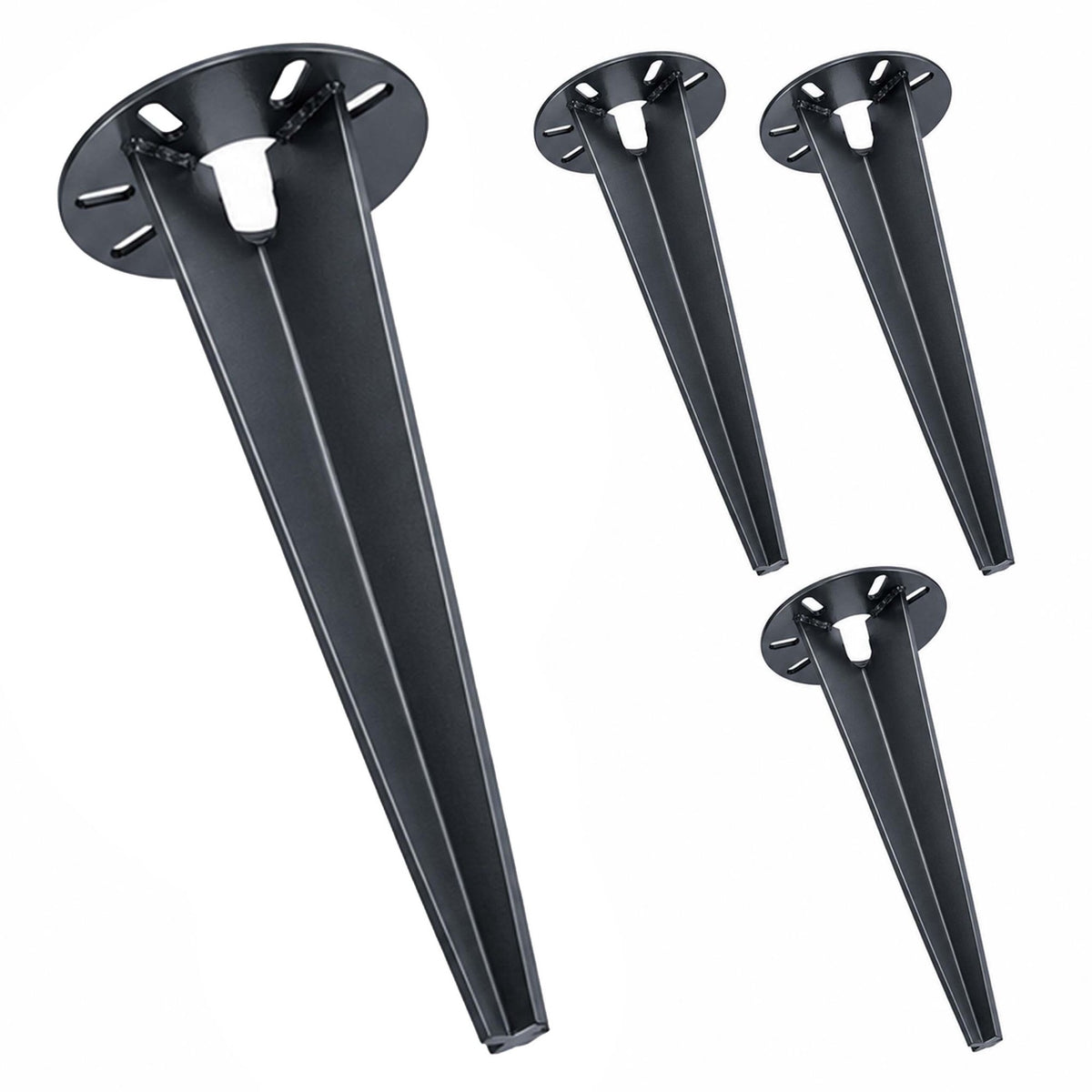 Ground Anchors for Garden Lights, Set of 4, Anthracite
