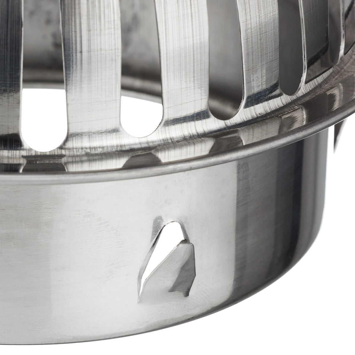 Gutter blade guard in stainless steel, 2 pcs