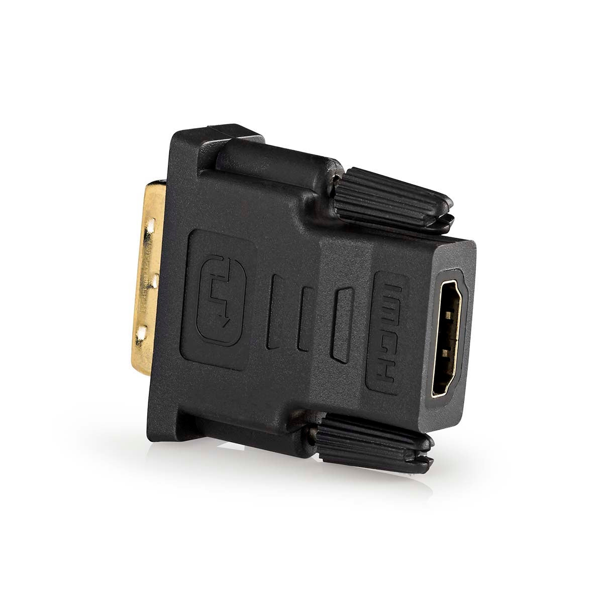 HDMI™ Adapter | HDMI™ Female | DVI-D 24+1-Pin Male | Gold Plated | Straight | PVC | Anthracite | 1 pc. | Cardboard box with window