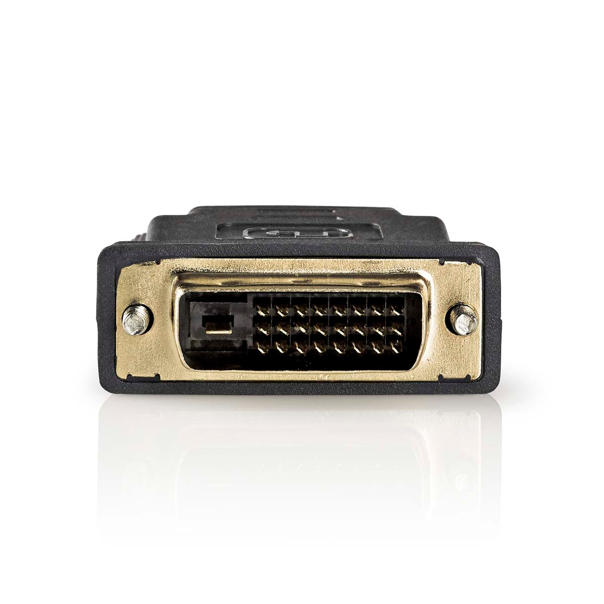 HDMI™ Adapter | HDMI™ Female | DVI-D 24+1-Pin Male | Gold Plated | Straight | PVC | Anthracite | 1 pc. | Cardboard box with window