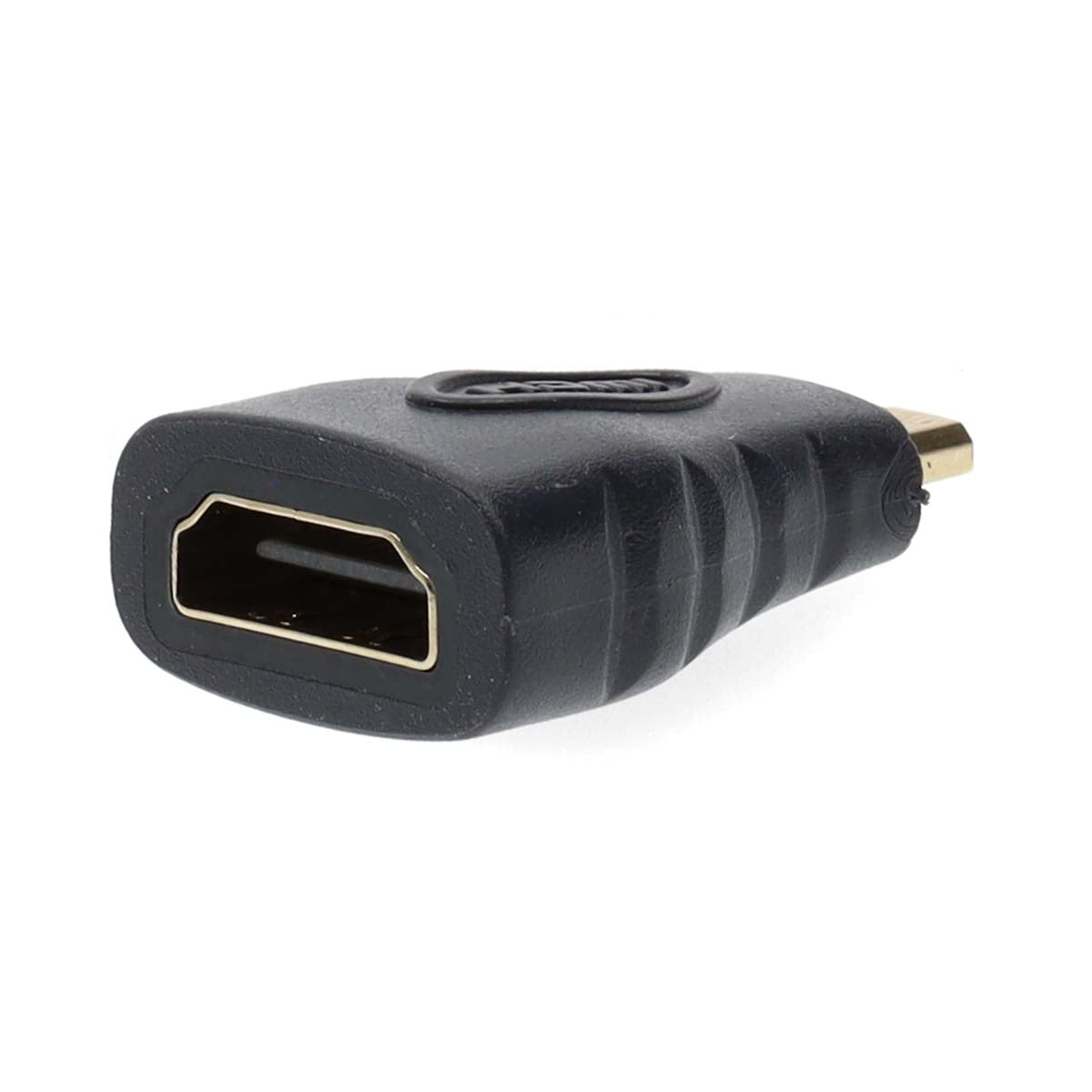 HDMI™ Adapter | HDMI™ Micro Connector | HDMI™ Female | Gold Plated | Straight | ABS | Anthracite | 1 pcs | Window Box