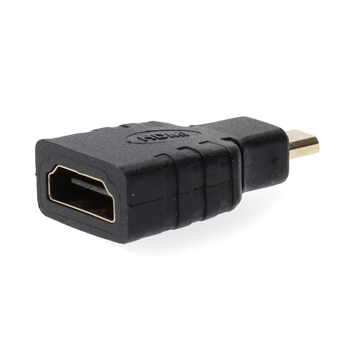 HDMI™ Adapter | HDMI™ Micro connector | HDMI™ Output | Gold Plated | Straight | ABS | Black | 1 pc. | Box