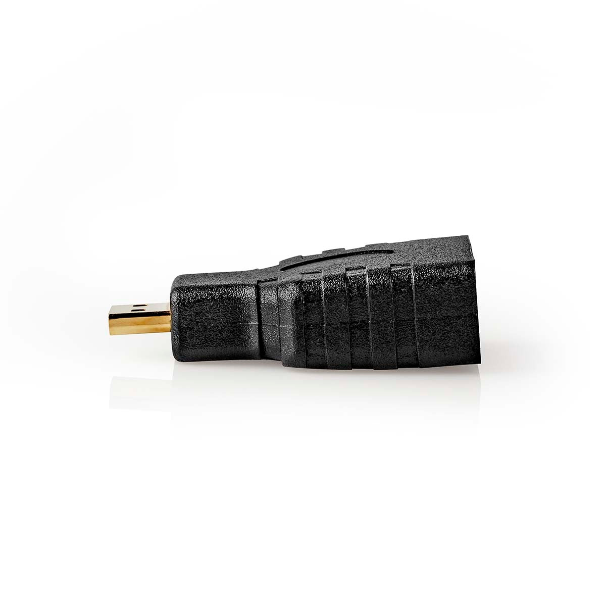 HDMI™ Adapter | HDMI™ Micro connector | HDMI™ Output | Gold Plated | Straight | ABS | Black | 1 pc. | Box