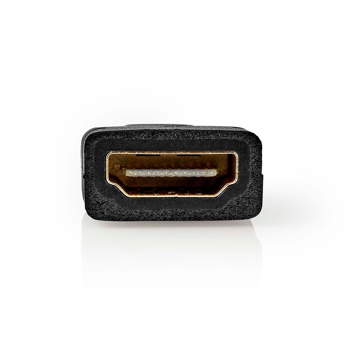 HDMI™ Adapter | HDMI™ Micro connector | HDMI™ Output | Gold Plated | Straight | ABS | Black | 1 pc. | Box
