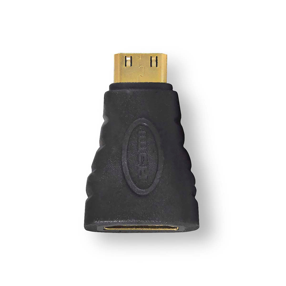 HDMI™ Adapter | HDMI™ Mini connector | HDMI™ Female | Gold Plated | Straight | ABS | Anthracite | 1 pc. | Box