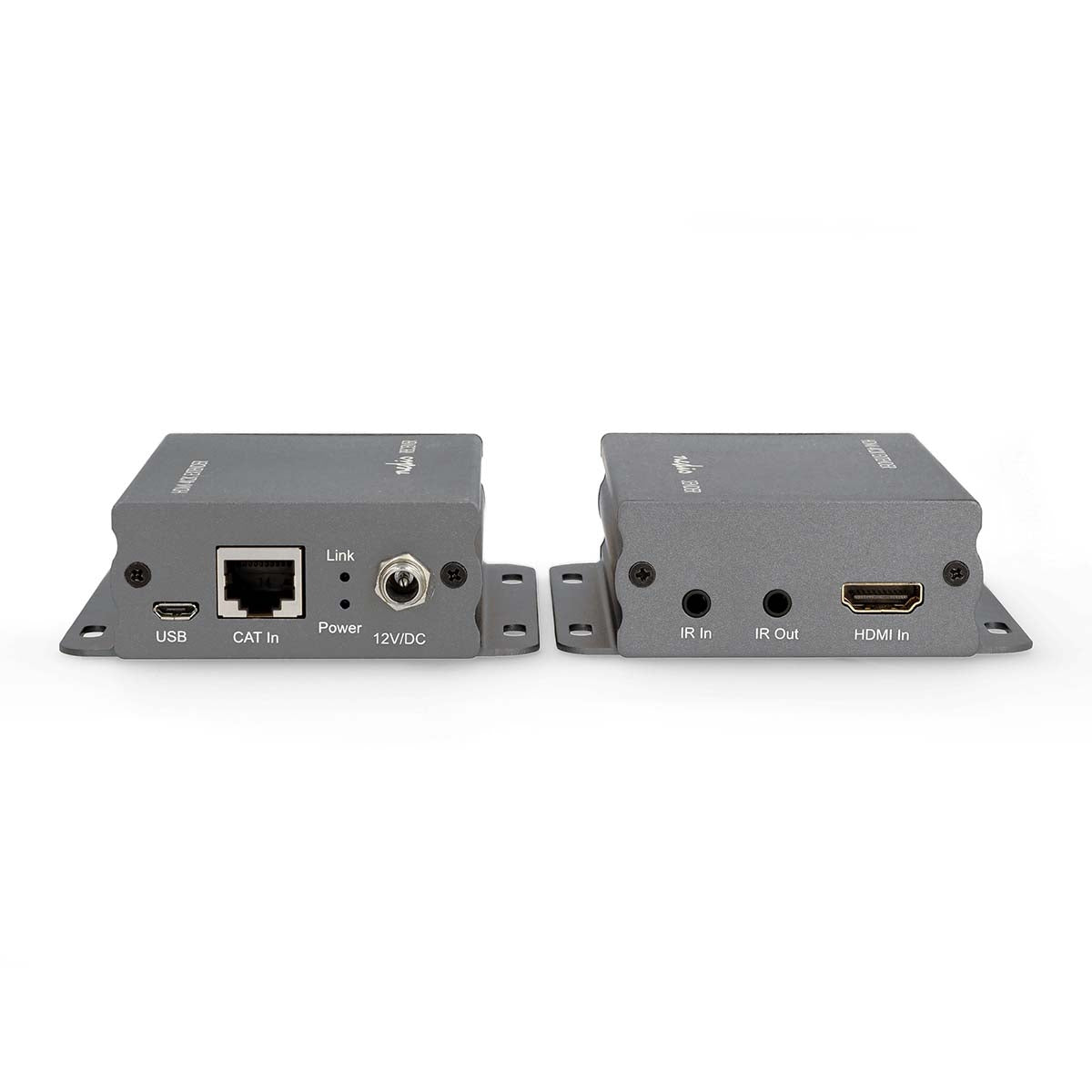 HDMI™ Extender | Over Cat6 | up to 50.0 m | 4K@30Hz | 10.2 Gbps | IR Return function | Metal | Anthracite