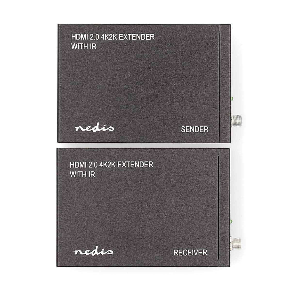 HDMI™ Extender | Over Cat6 | up to 60.0 m | 4K@60Hz | 18 Gbps | Metal | Anthracite