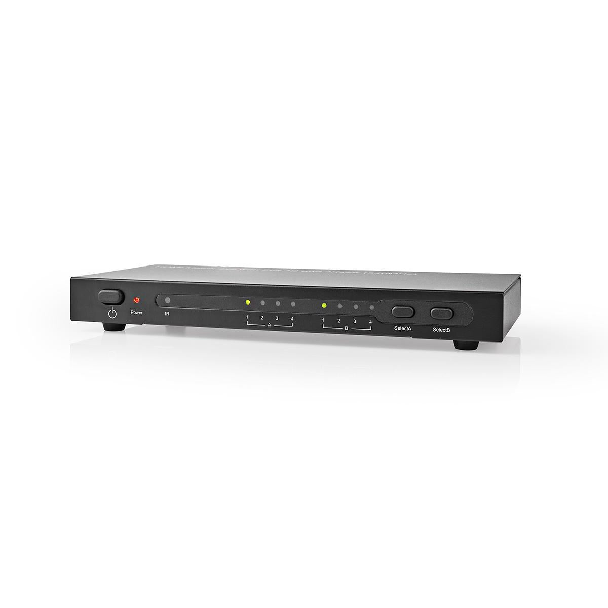 HDMI™ Matrix Switch | 4 x 2 port(s) | 4x HDMI™ Input | 2x HDMI™ Output | 4K@30Hz | 3.4 Gbps | Remote controlled | Metal | Anthracite