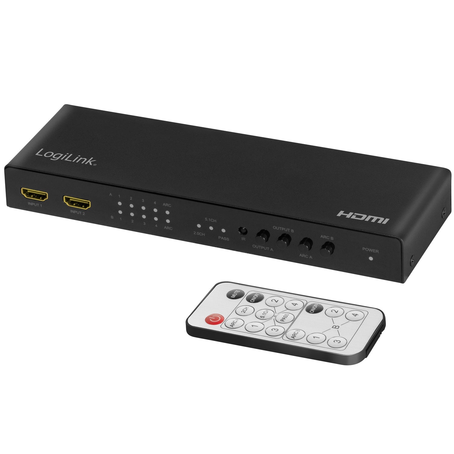 HDMI Matrix switch 4K/60Hz ARC HDCP HDR CEC