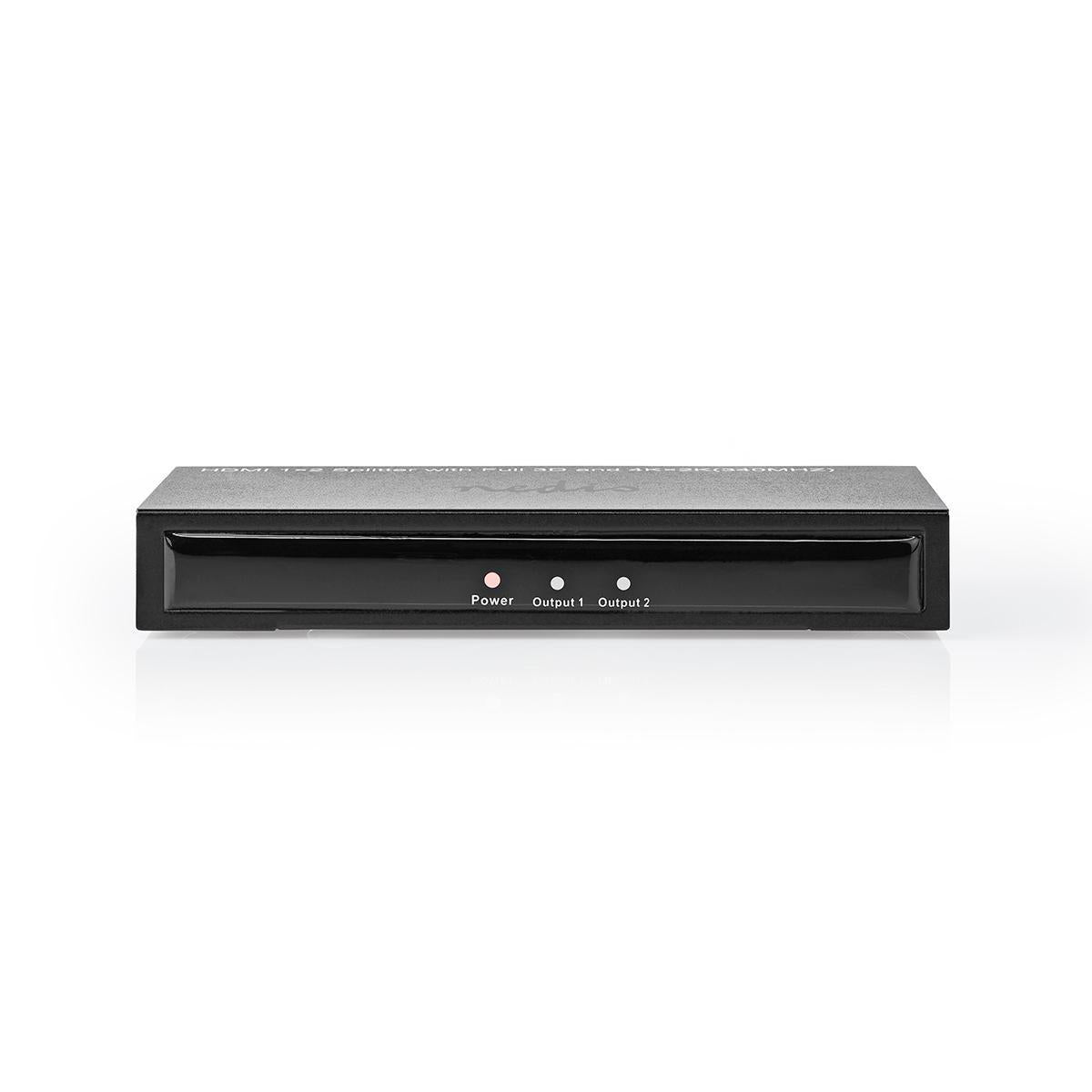HDMI™ Splitter | 2-Port port(s) | HDMI™ input | 2x HDMI™ output | 4K@30Hz | 3.4 Gbps | Metal | Anthracite