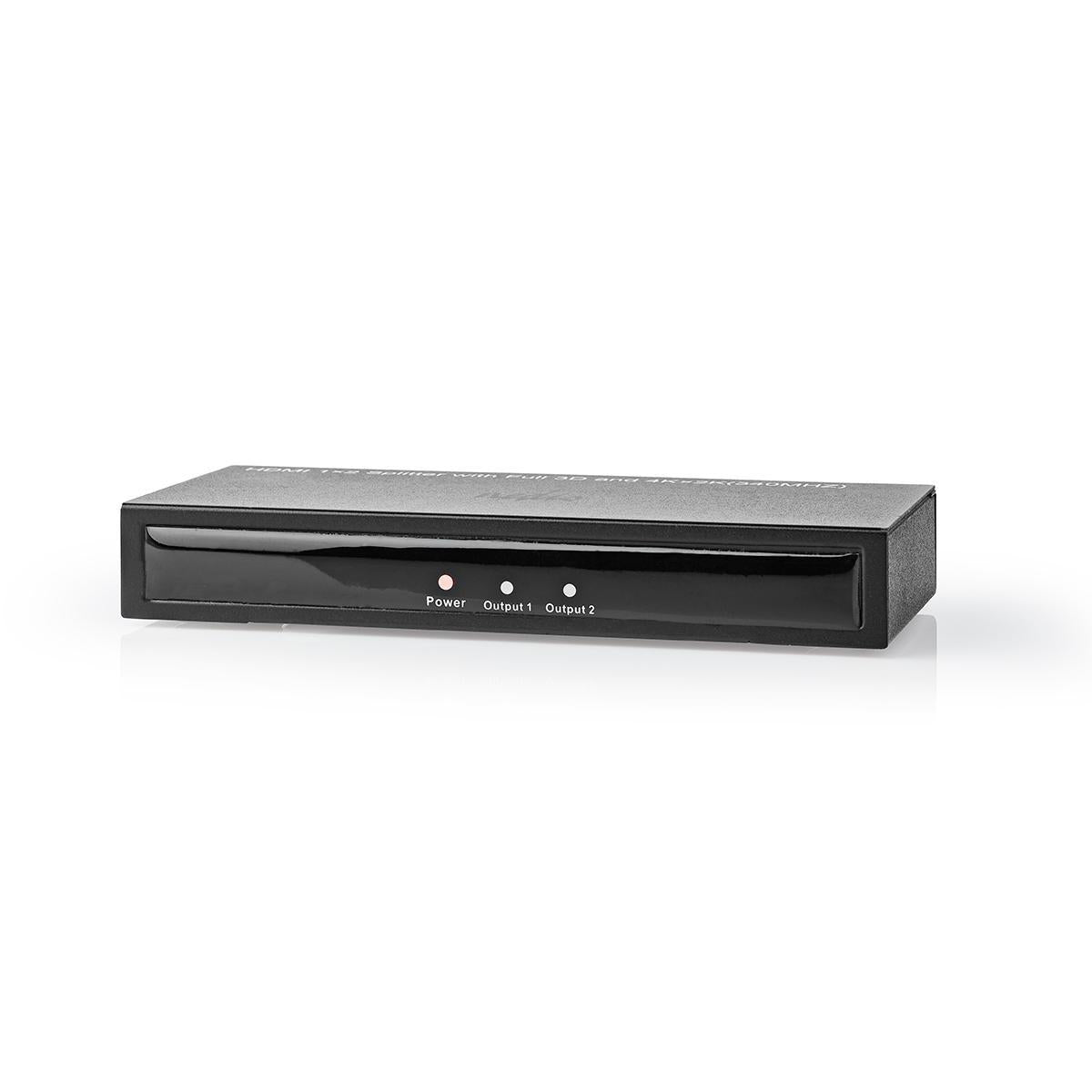 HDMI™ Splitter | 2-Port port(s) | HDMI™ input | 2x HDMI™ output | 4K@30Hz | 3.4 Gbps | Metal | Anthracite