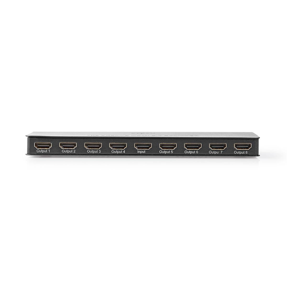 HDMI™ Splitter | 8 port(s) | HDMI™ Input | 8x HDMI™ Output | 4K@60Hz | 18 Gbps | Metal | Anthracite