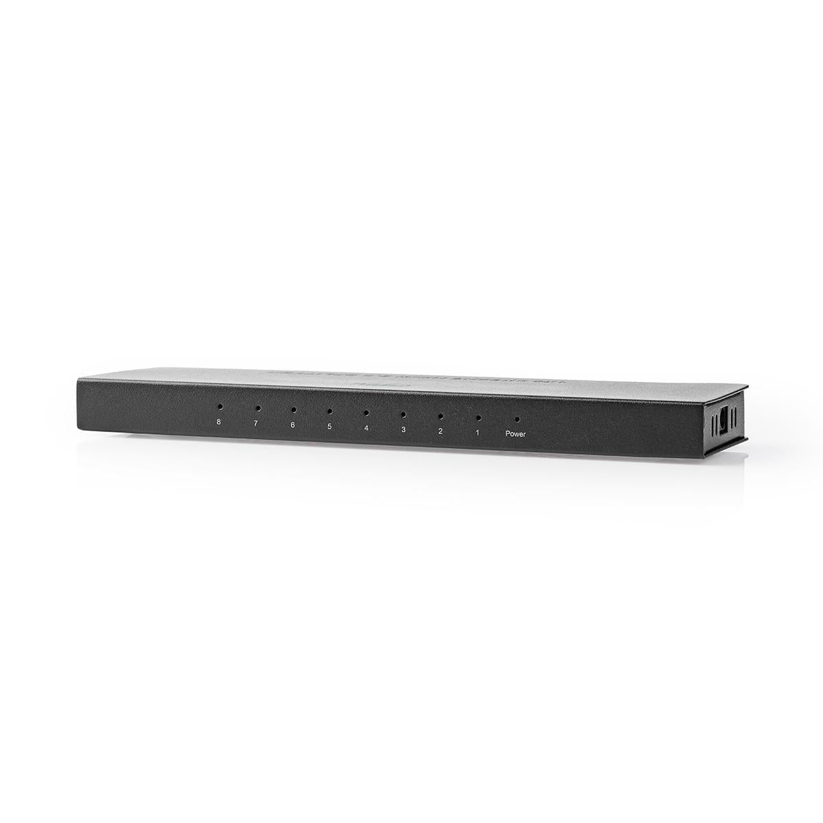 HDMI™ Splitter | 8 port(s) | HDMI™ Input | 8x HDMI™ Output | 4K@60Hz | 18 Gbps | Metal | Anthracite