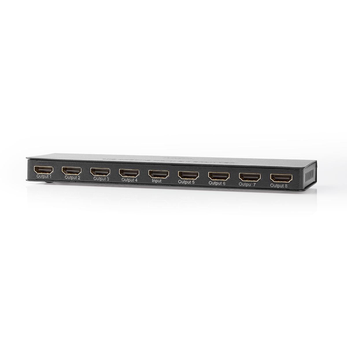 HDMI™ Splitter | 8 port(s) | HDMI™ Input | 8x HDMI™ Output | 4K@60Hz | 18 Gbps | Metal | Anthracite
