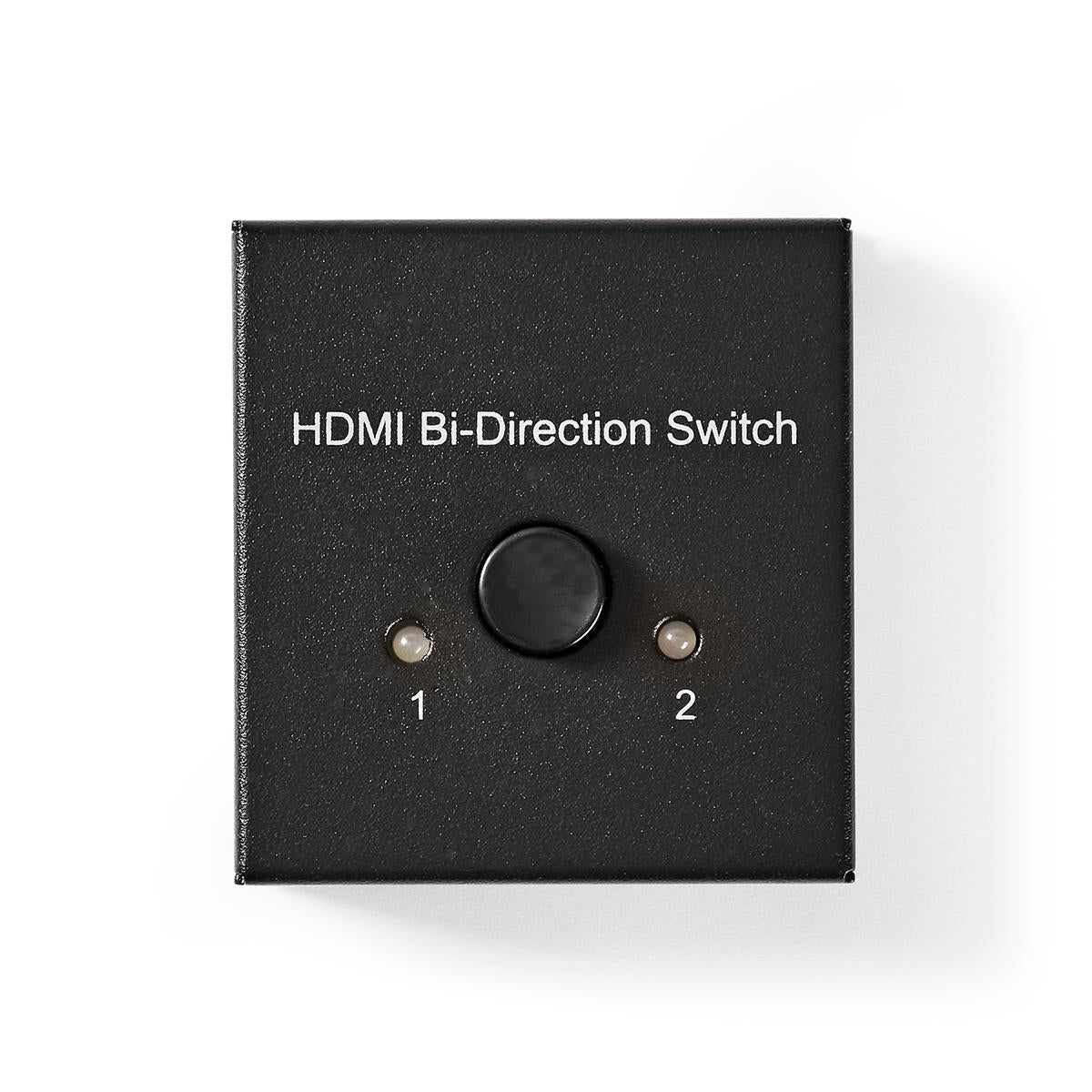 HDMI™ Switch | 3-Port port(s) | 1x HDMI™ Input / 2x HDMI™ Input | 1x HDMI™ output / 2x HDMI™ output | 4K@60Hz | 6 Gbps | Metal | Anthracite