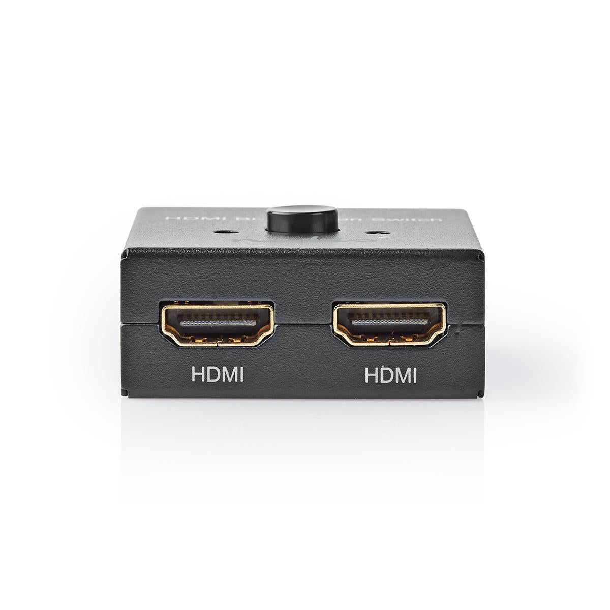 HDMI™ Switch | 3-Port port(s) | 1x HDMI™ Input / 2x HDMI™ Input | 1x HDMI™ output / 2x HDMI™ output | 4K@60Hz | 6 Gbps | Metal | Anthracite