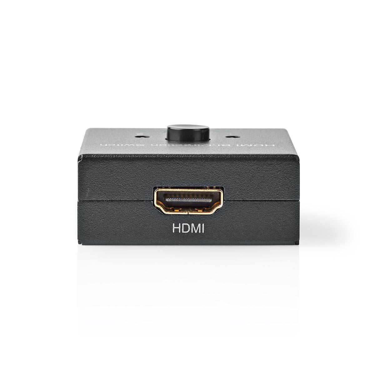 HDMI™ Switch | 3-Port port(s) | 1x HDMI™ Input / 2x HDMI™ Input | 1x HDMI™ output / 2x HDMI™ output | 4K@60Hz | 6 Gbps | Metal | Anthracite