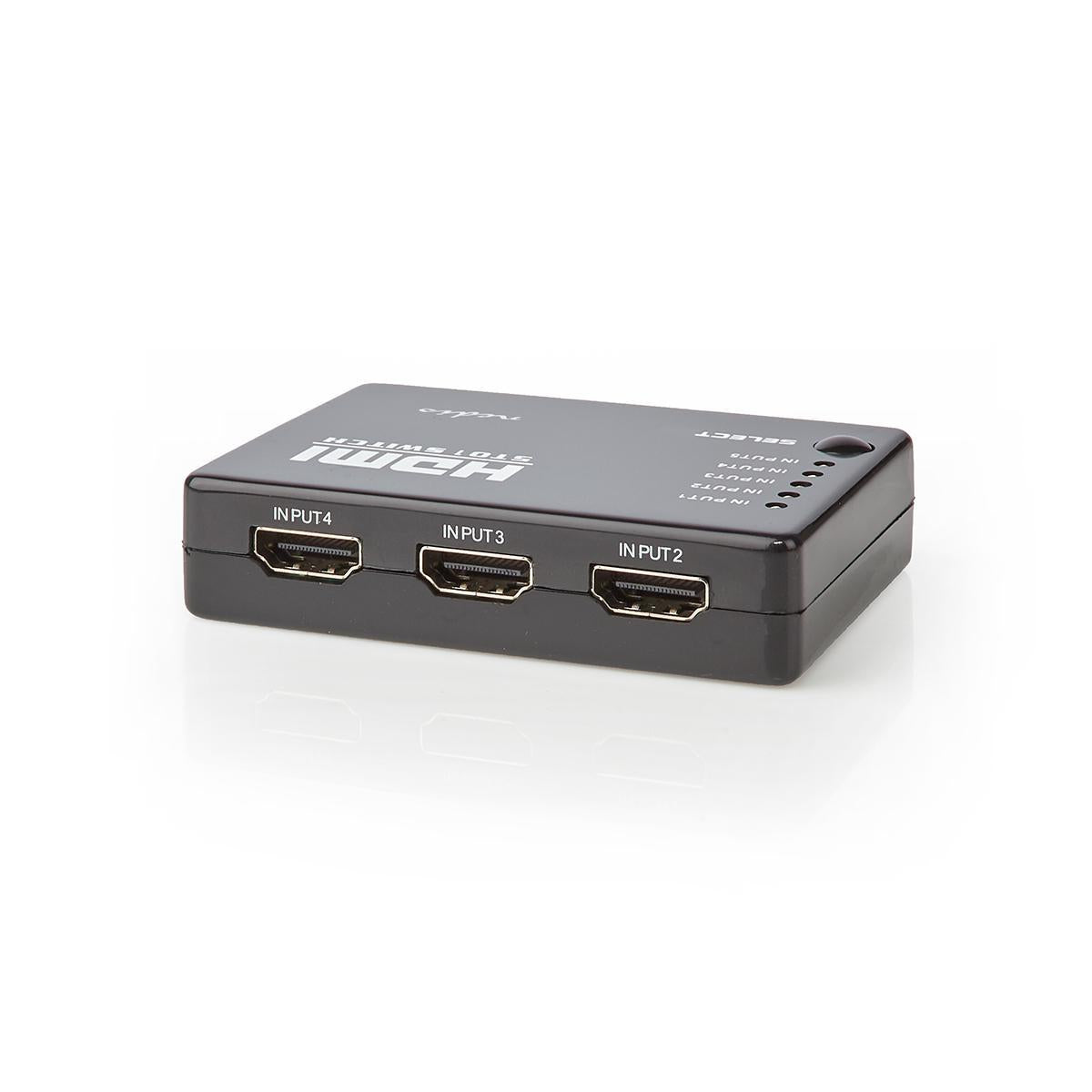 HDMI™ Switch | 5-Port port(s) | 5x HDMI™ Input | 1x HDMI™ output | 1080p | 3.4 Gbps | ABS | Black