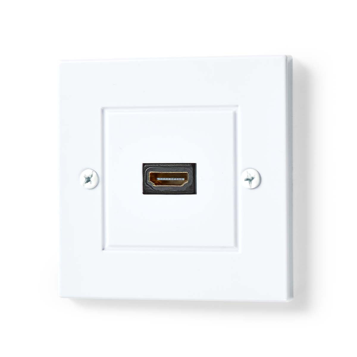 HDMI™ Wall Box | 1x HDMI™ Female | 4K@60Hz | HDMI™ Female | Black | 18 Gbps | Gold Plated | Envelope