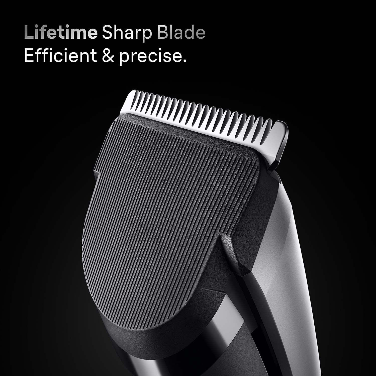 Hair Clipper Series 7 with 5 Styling Tools, Black/Grey