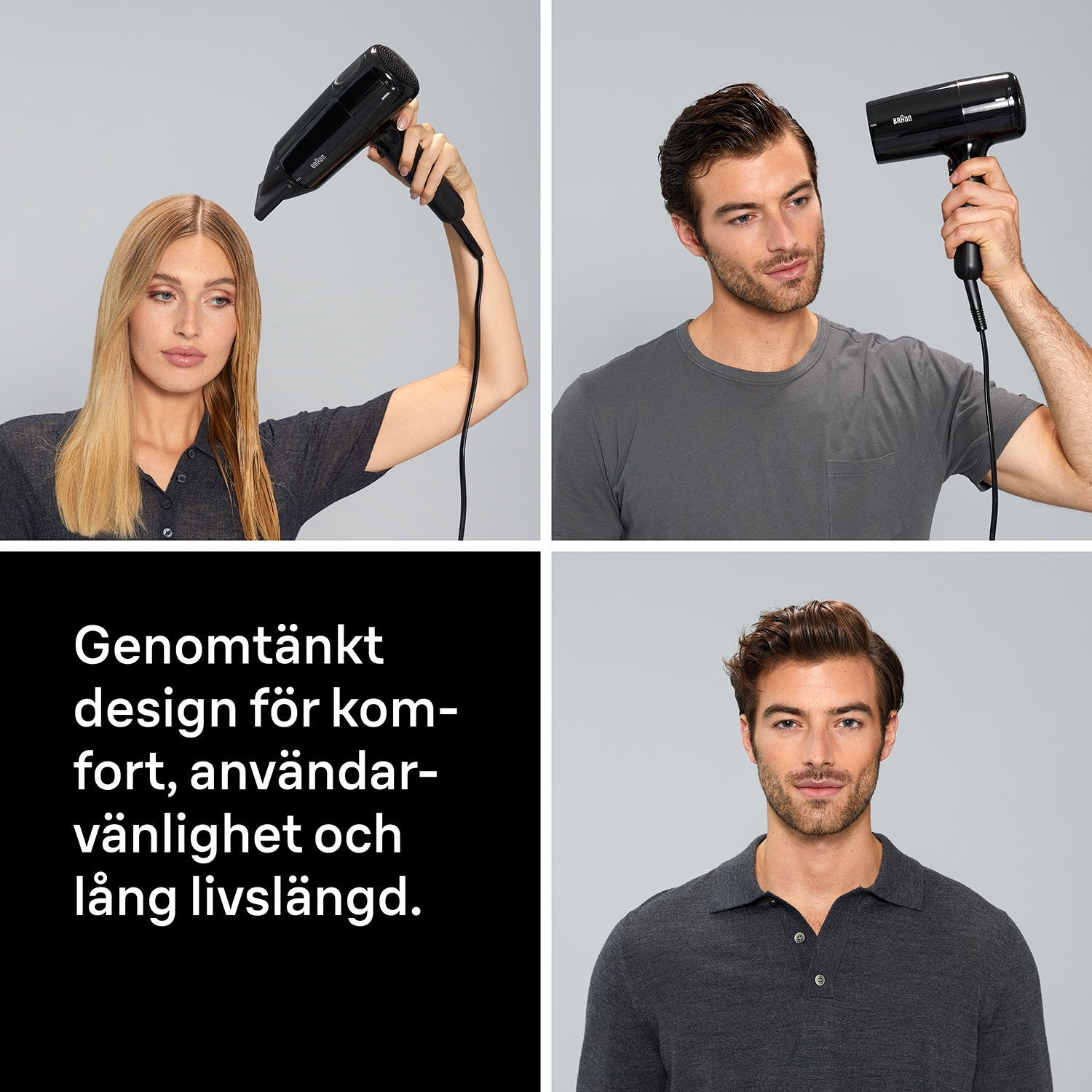 Hair Dryer 2000W, 3 Heat 2 Speed, Cool Shot, 2 Attachments