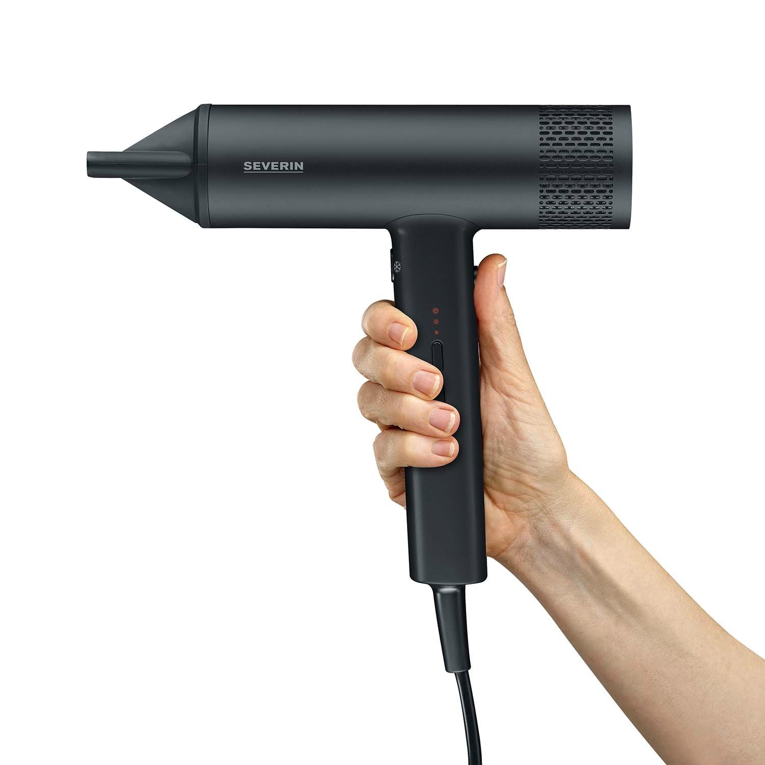 Hair Dryer 2000W, 3 Heat Settings, 2.8m Cord, Black
