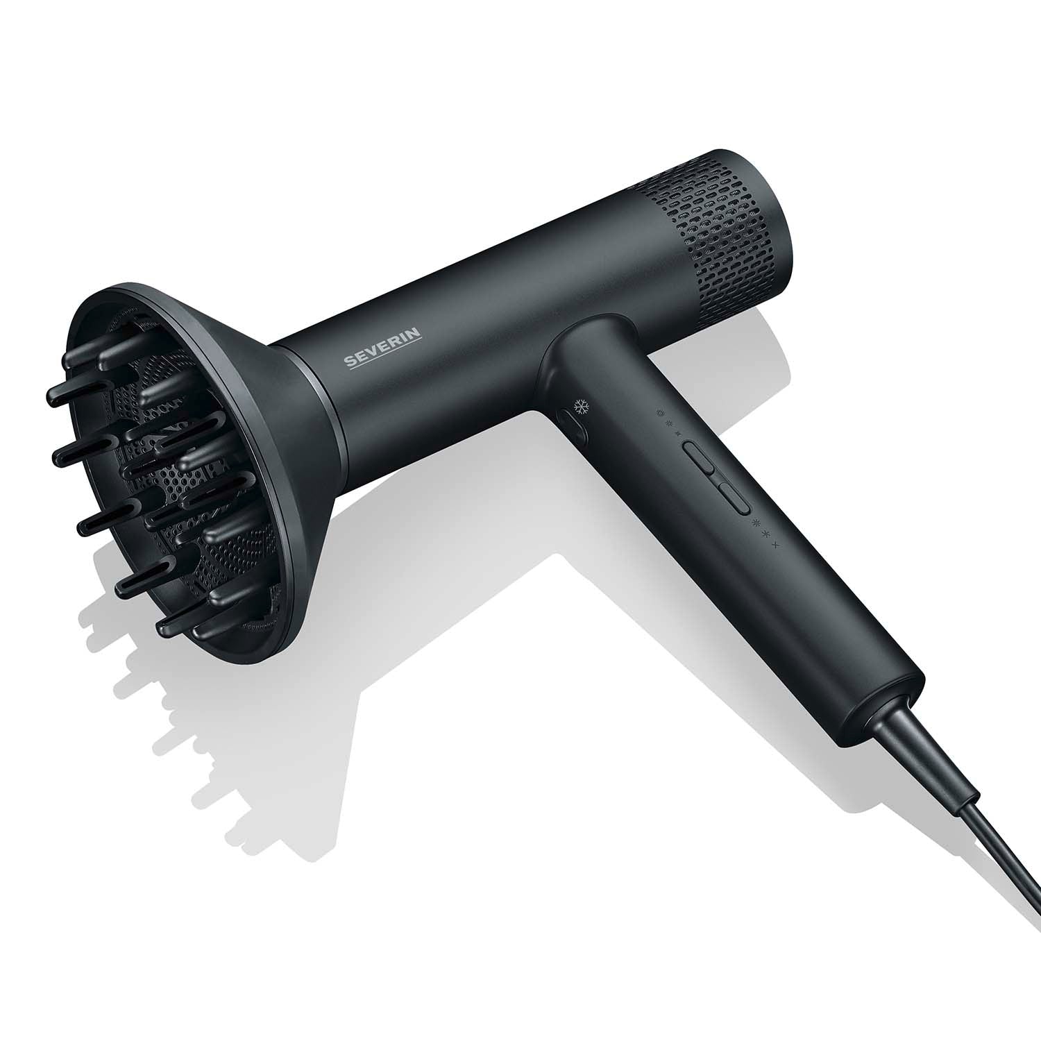 Hair Dryer 2000W, 3 Heat Settings, 2.8m Cord, Black