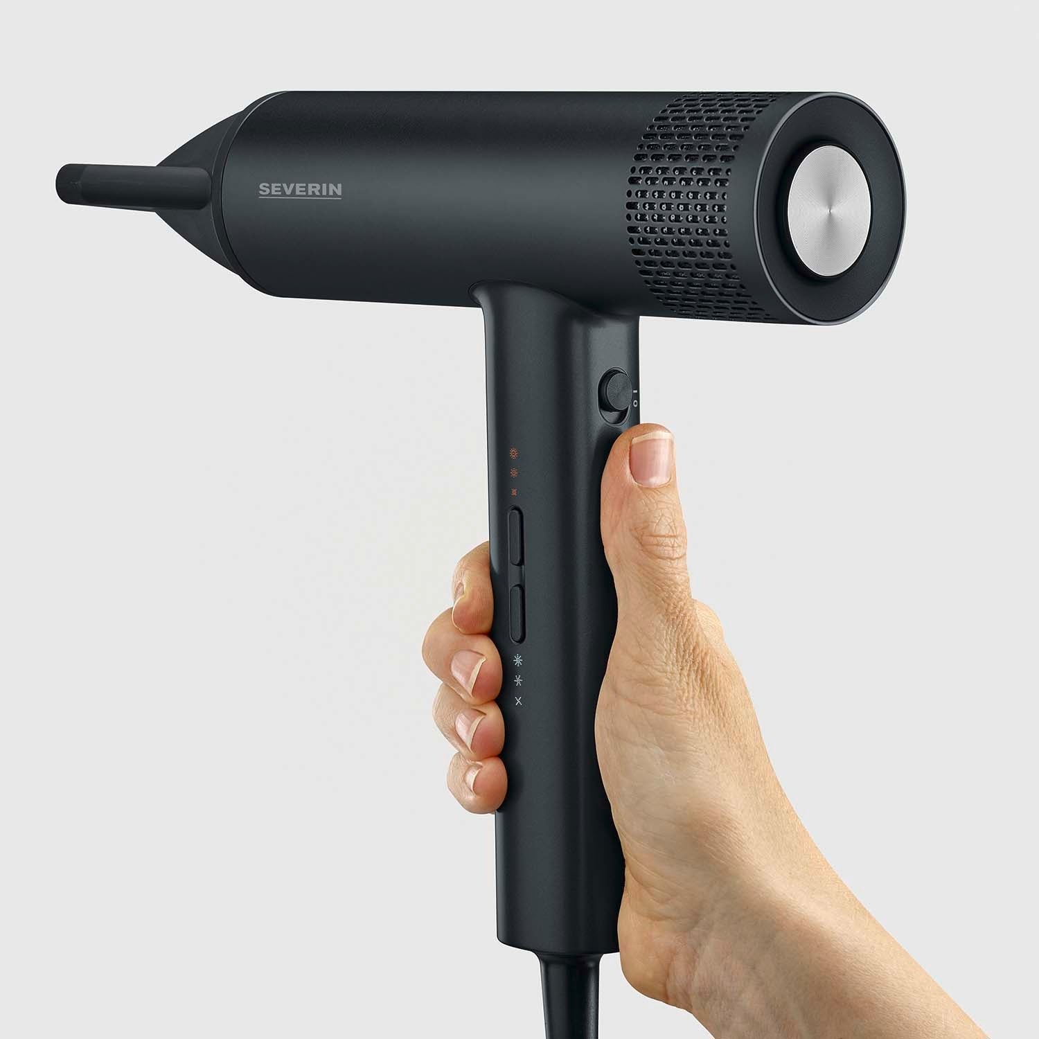 Hair Dryer 2000W, 3 Heat Settings, 2.8m Cord, Black