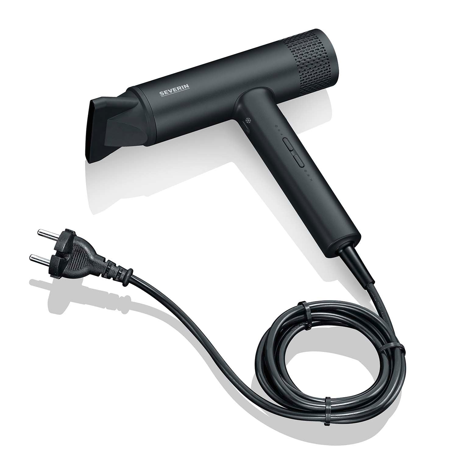 Hair Dryer 2000W, 3 Heat Settings, 2.8m Cord, Black