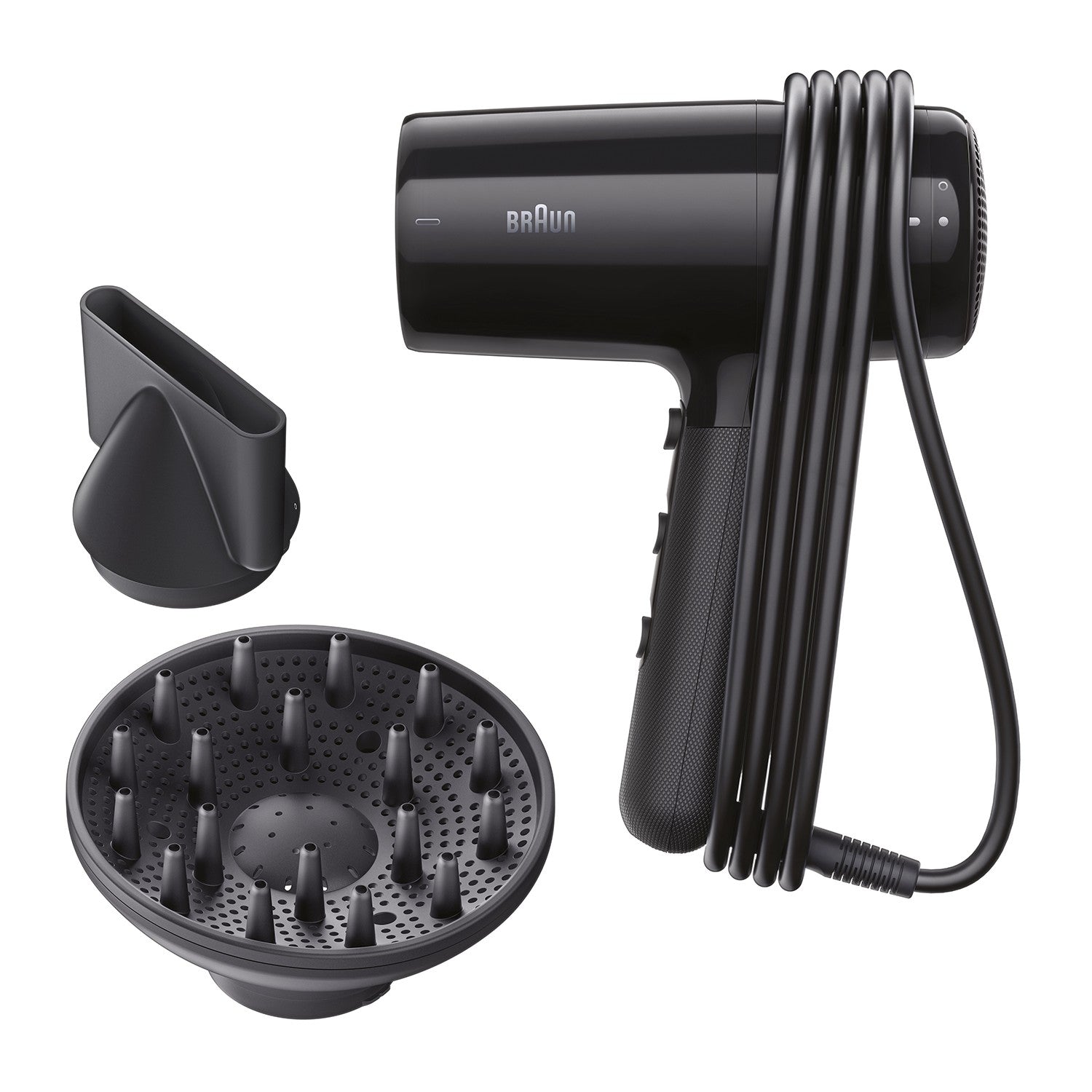 Hair Dryer 2200W, Ionic, 3 Heat 2 Speed, 2 Attachments