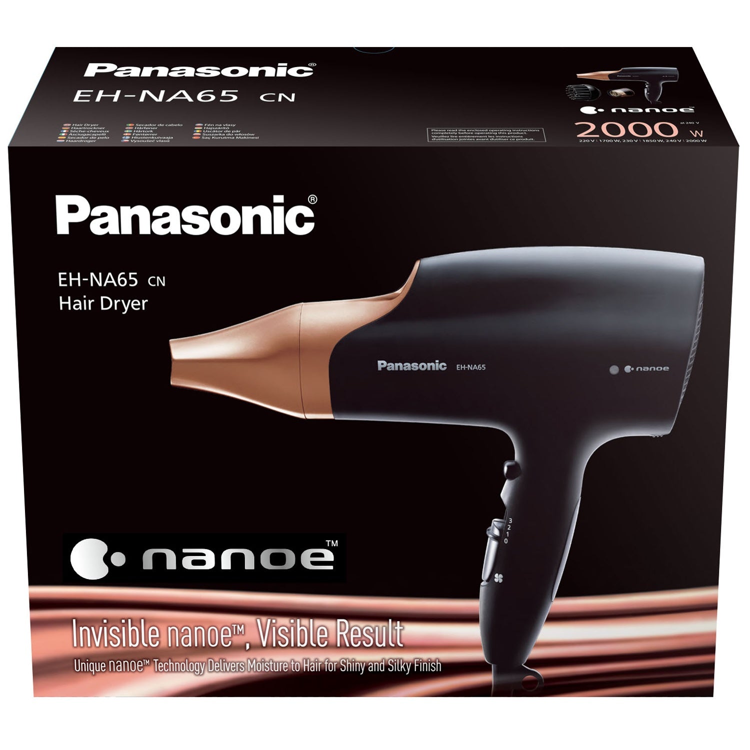 Hair dryer EH-NA65 Nanoe & Quick dry