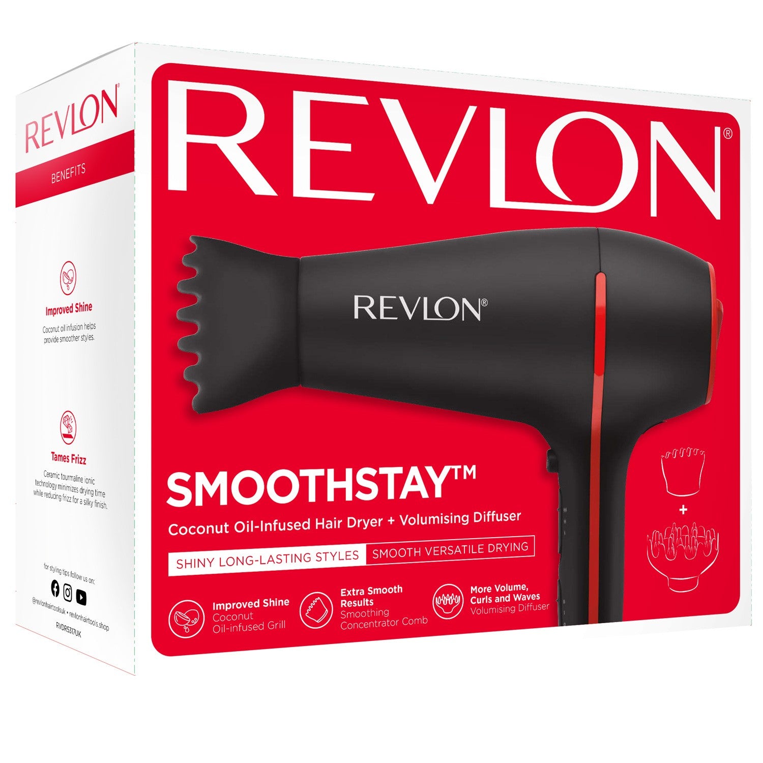 Hair dryer Smoothstay RVDR5317