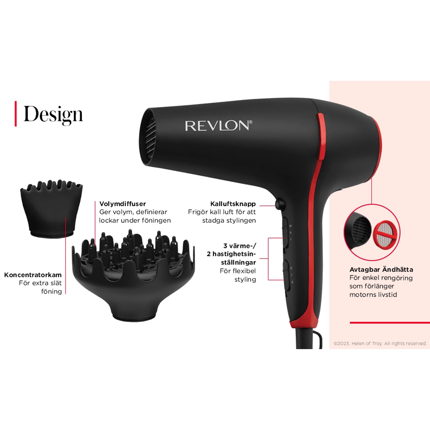 Hair dryer Smoothstay RVDR5317