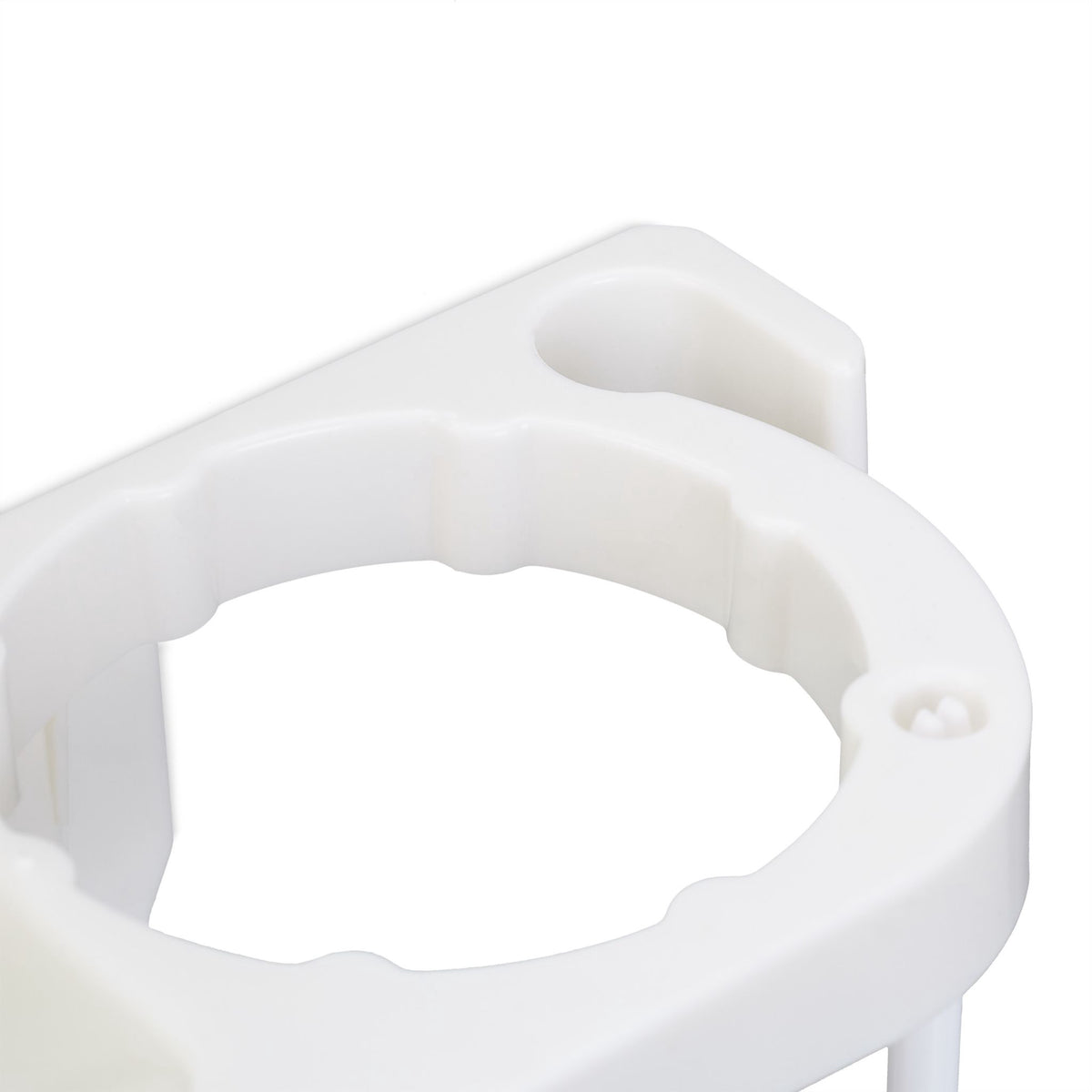 Hair dryer holder for the wall
