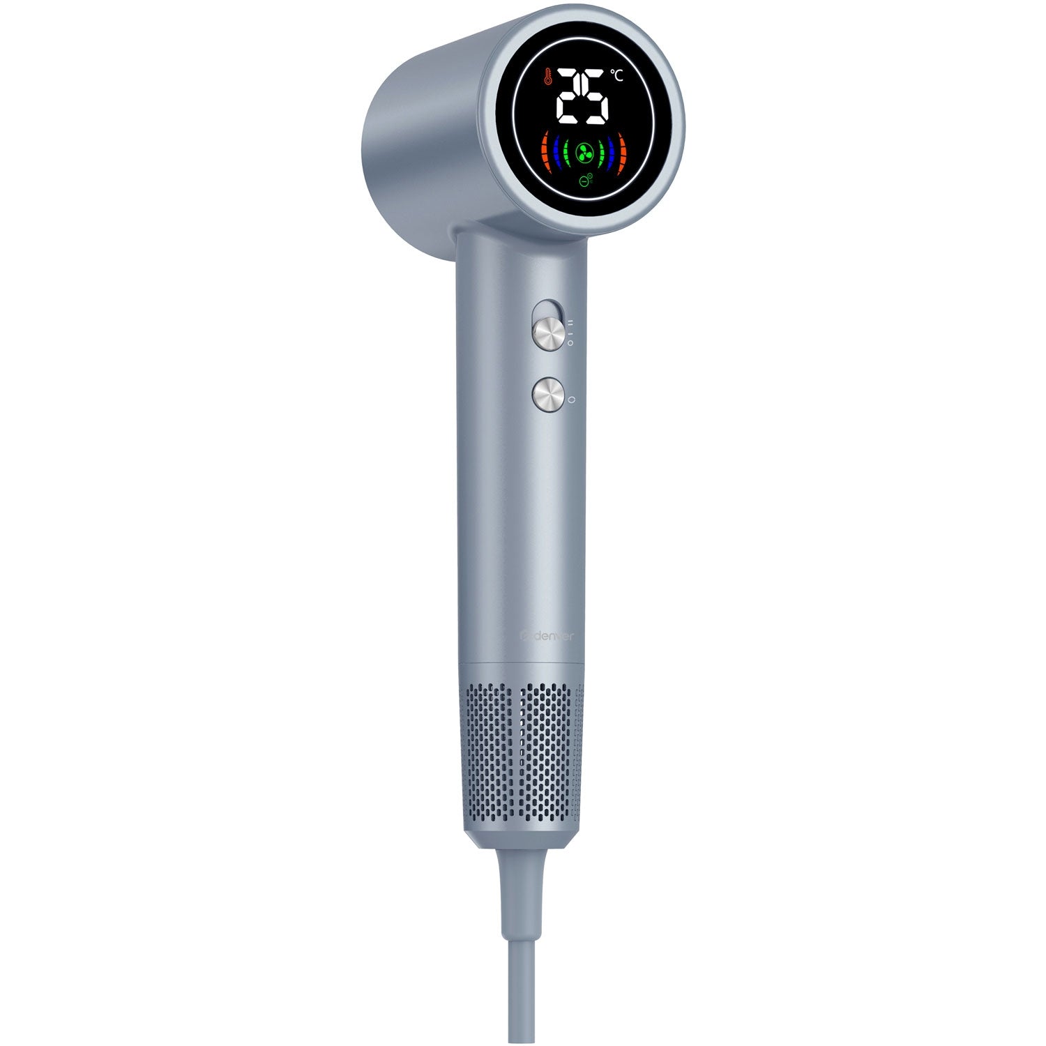 Hair dryer with LED display HDD-1400 Silver