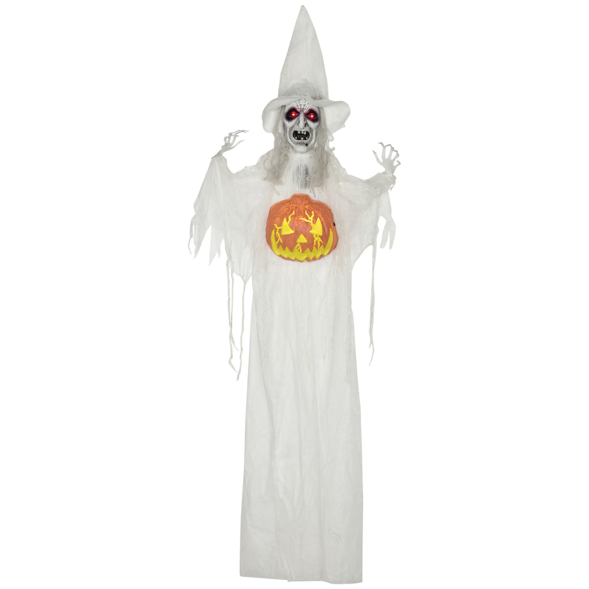 Halloween Ghost Decoration with Motion Sensor & LED Lights