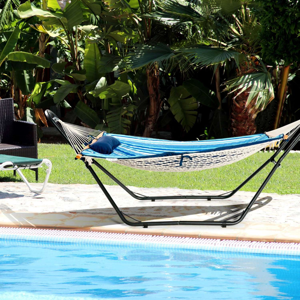 Hammock frame metal hammock stand hammock holder 150kg load capacity (frame only)