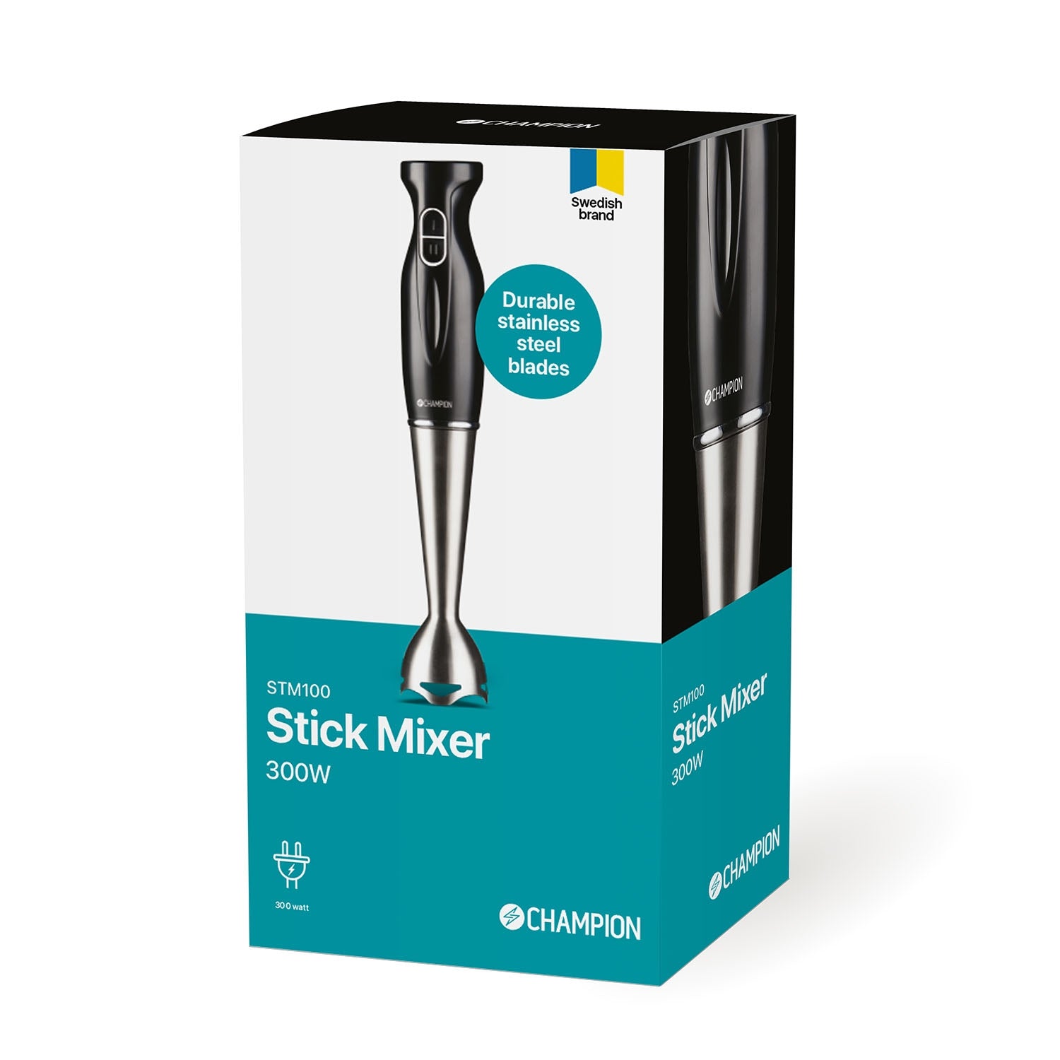 Hand blender 300W STM100 Stainless/Black