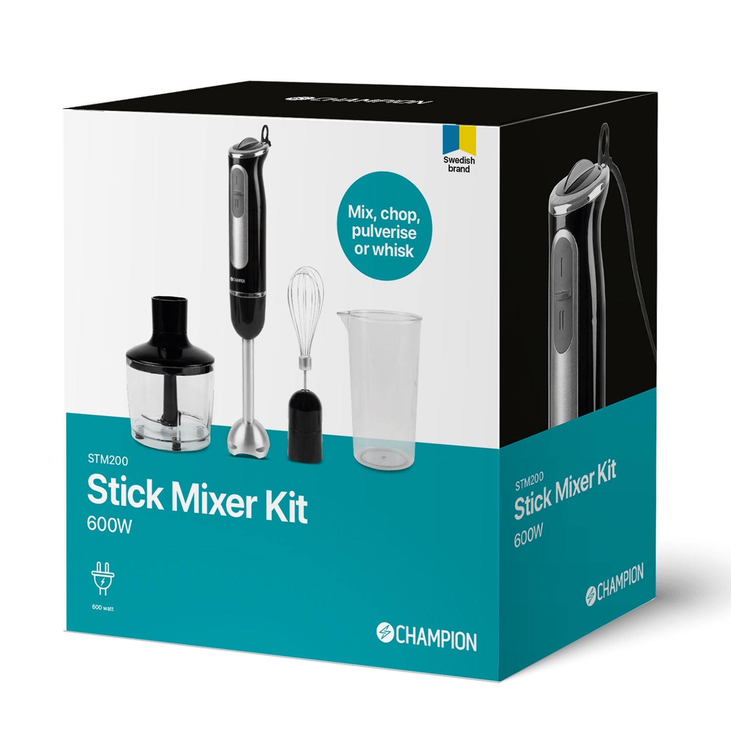 Hand blender MultiKit 600W STM200 Stainless/Black