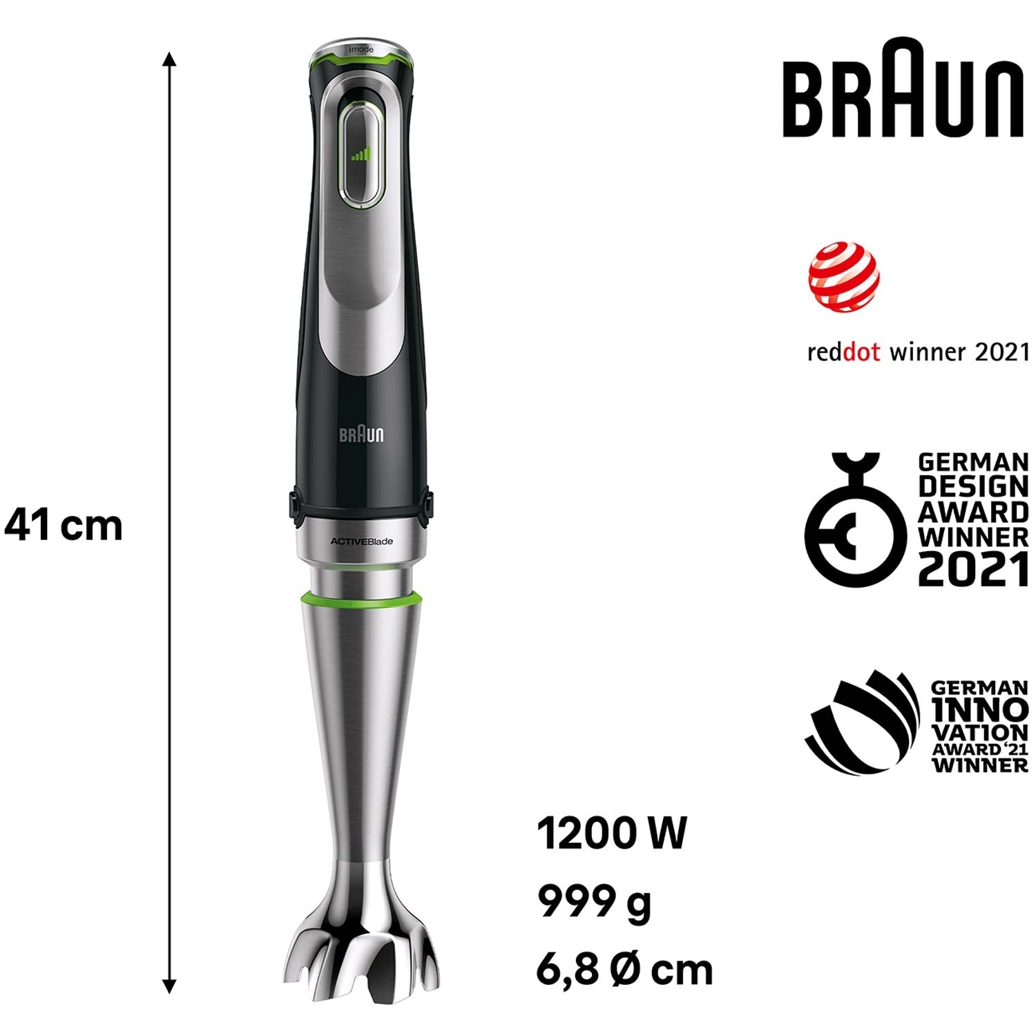 Hand blender set MQ9138XI MultiQuick 9 Premium 1200W