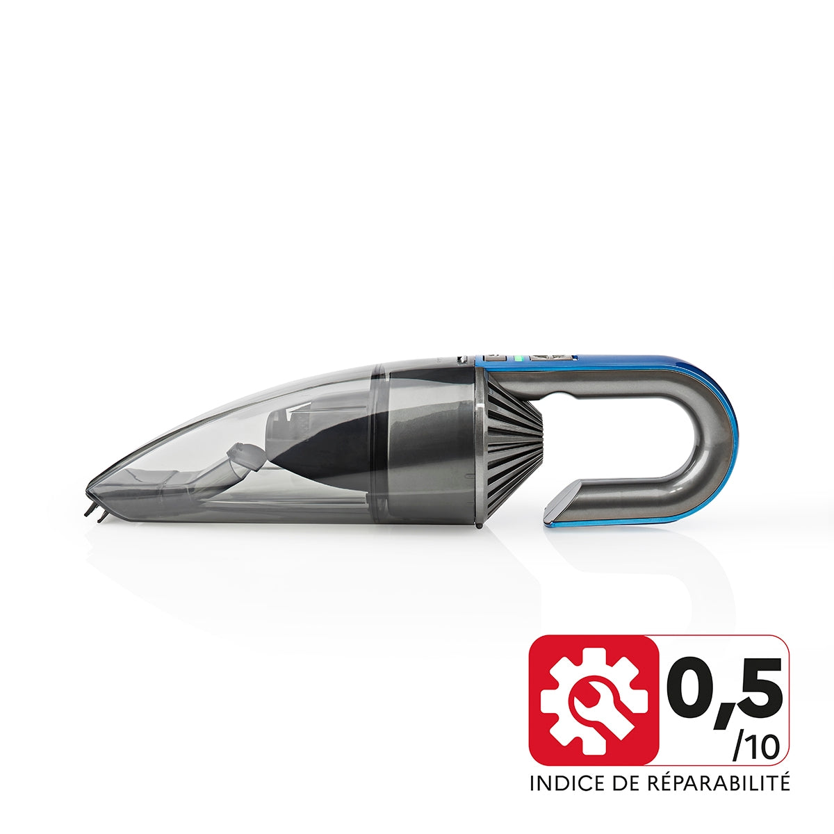 Handheld vacuum cleaner | 40 W| Rechargeable | Dry / Wet | Li-Ion | Blue / Grey