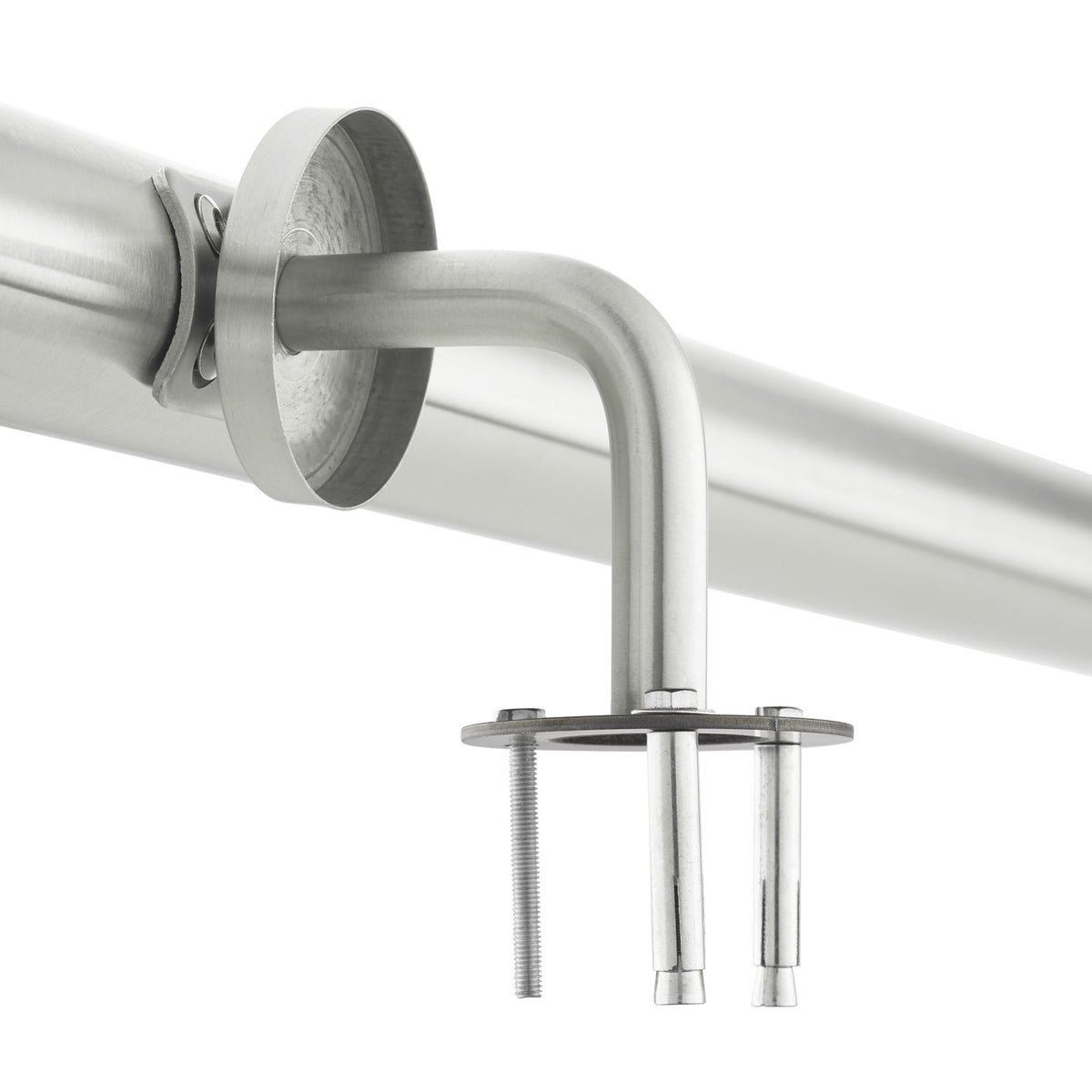 Handrail in stainless steel