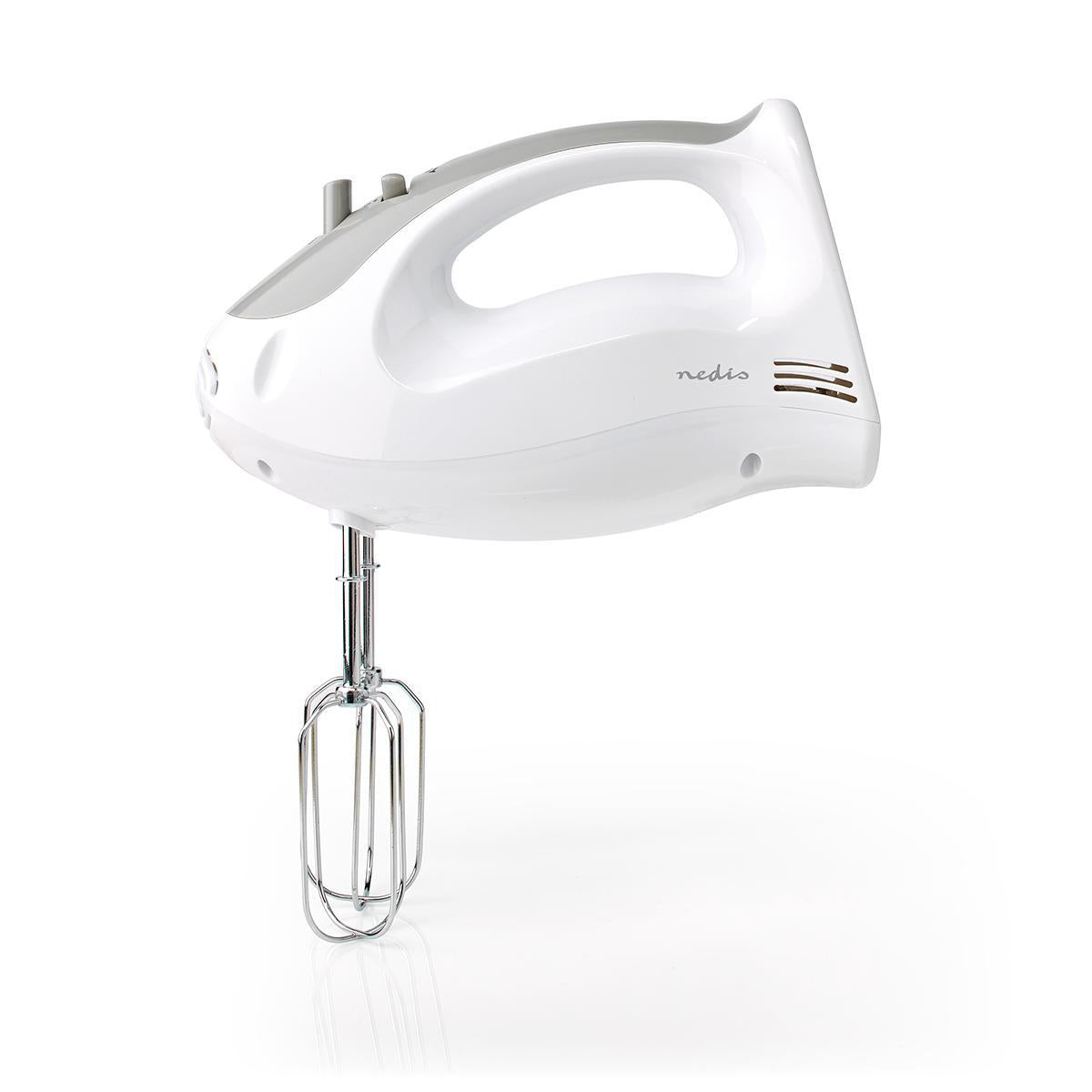 Hand whisk | 200 W | 5 speed setting | Turbo function | 2 dough hooks / 2 whisks | Grey/White