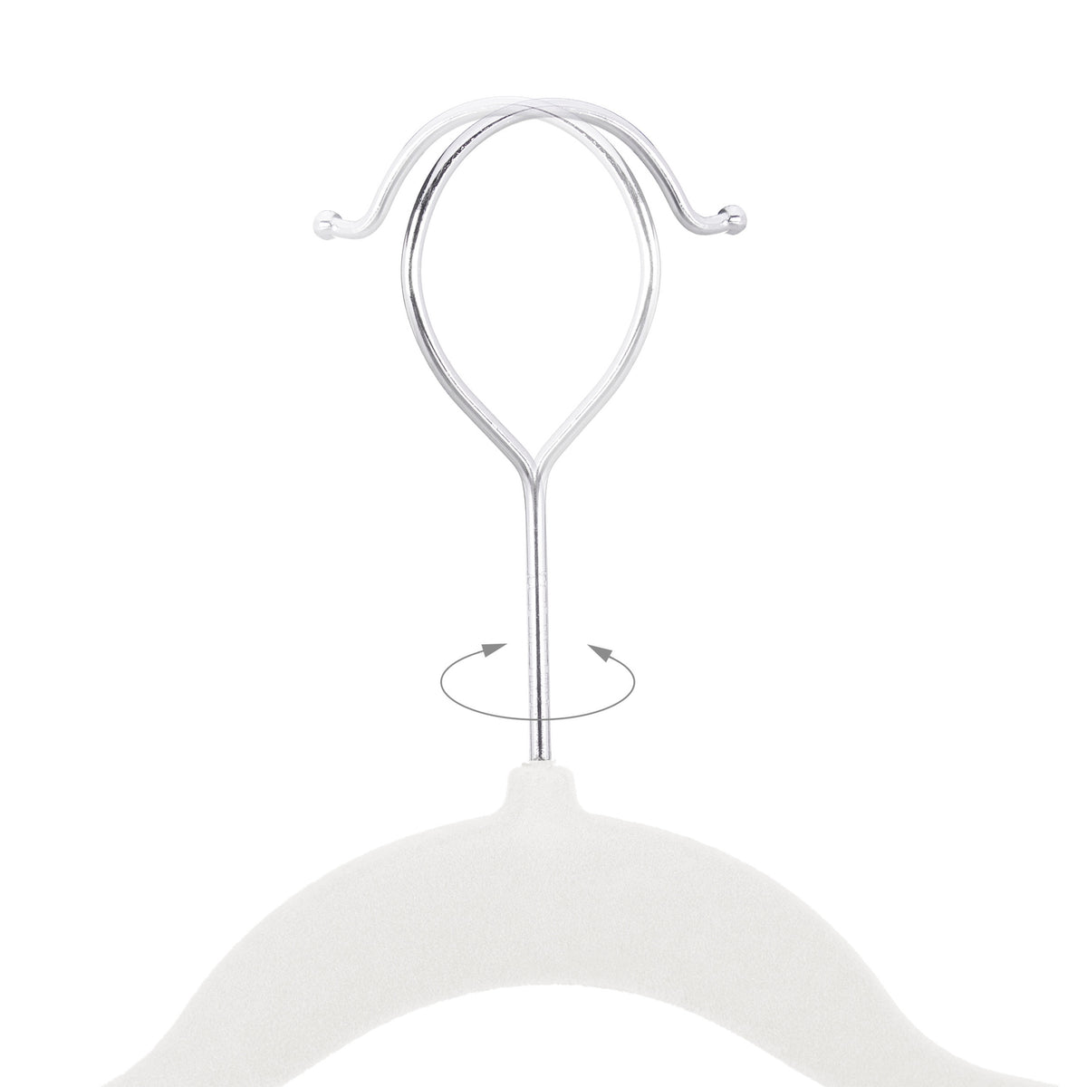 Hanger in velvet