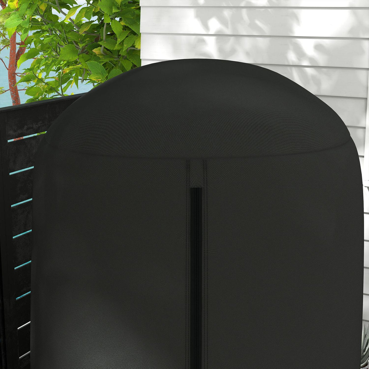 Hanging Chair Protective Cover Waterproof With Uv Protection & Zip, Oxford, Ø128 X 190 Cm