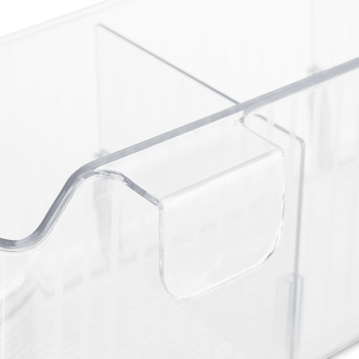 Hanging Door Organisers, 4 Slots, Transparent Baskets